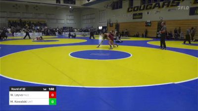 109 lbs Round Of 32 - William Leyva, Paloma Valley vs Michael Kowalski, Layton (UT)