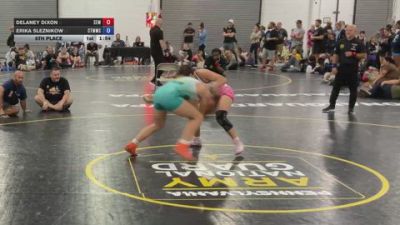 140 lbs 5th Place - Delaney Dixon, Wyoming Seminary - GK12E vs Erika Sleznikow, CTWHALE ORCA - GK12E