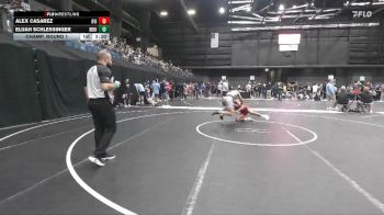 157 lbs Champ. Round 1 - Elijah Schlessinger, Missouri Baptist University vs Alex Casarez, Grand View (Iowa)