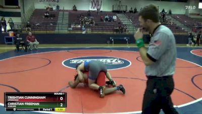 190 lbs Round 1 - Trishtian Cunningham, Sparkman vs Christian Freeman, Auburn