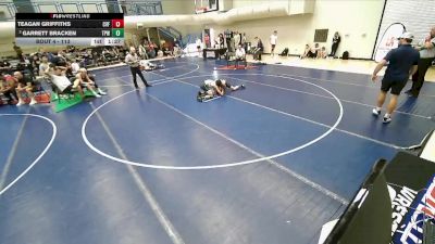 113 lbs Round 2 - Garrett Bracken, Team Prestige Wrestling vs Teagan Griffiths, Canyon View Falcons