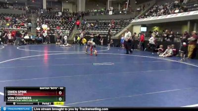 60 lbs Cons. Round 4 - Owen Spink, Nebraska Boyz vs Von Chambers, Powerhouse Wrestling Club