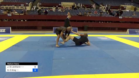Joseph D Lienhard vs Donald E King 2024 Pan IBJJF Jiu-Jitsu No-Gi Championship