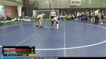 130 lbs Round 1 (6 Team) - Boden White, Iowa Black vs Caden Zomer, South Dakota Thunder