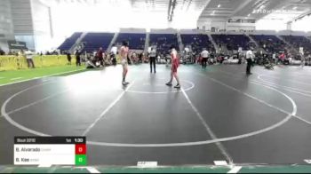 123 lbs Quarterfinal - Benjamin Alvarado, Champ Academy vs Bearren Kee, Window Rock Bison