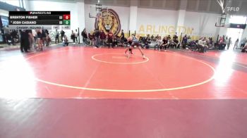 150 lbs Champ. Round 2 - Josh Casiano, Ramona (Riverside) vs Brenton Fisher, Great Oak