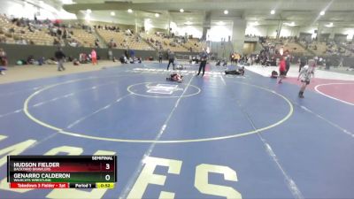 65 lbs Semifinal - Hudson Fielder, Backyard Brawlers vs Genarro Calderon, Wildcats Wrestling