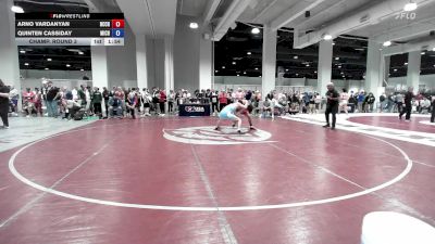 60 lbs Champ. Round 3 - Arno Vardanyan, Birmingham Community Charter High School Wrestling vs Quinten Cassiday, Michigan