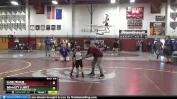 39 lbs Round 3 - Bennett Lubitz, Faith Lutheran Wrestling Club vs Luke Minich, Southern Utah Elite