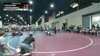 144 lbs Champ. Round 2 - Braylon Hanby, Alpha Elite vs Carter Blumenthal, Tech Fall WC