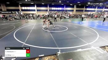 120 lbs Round Of 16 - Ty Annoura, Vici WC vs Aaron Silva, Church Boyz