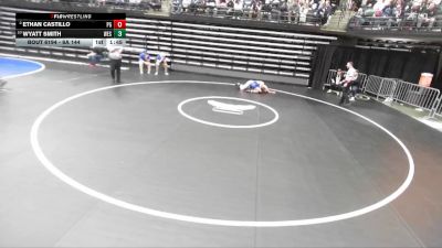 6A 144 lbs Cons. Round 1 - Wyatt Smith, Westlake vs Ethan Castillo, Pleasant Grove