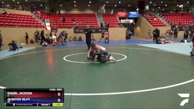 165 lbs Cons. Semi - Daniel Jackson, IL vs Quinton Silvy, OK