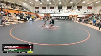 91 A & B Quarterfinal - Channing Wenzel, Powell Middle School vs Jude Thompson, Cody Middle School