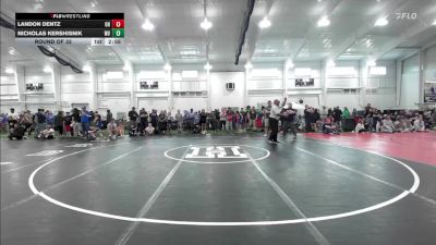 S-96 lbs Round Of 32 - Landon Dentz, OH vs Nicholas Kershisnik, WV