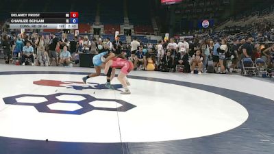 130 lbs Cons. Rd Of 64 - Delaney Frost, Maine vs Charlize Schlam, New Jersey