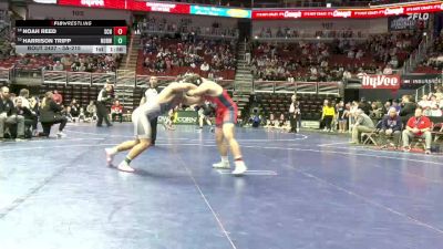 3A-215 lbs Cons. Round 3 - Noah Reed, Sioux City North vs Harrison Tripp, Norwalk