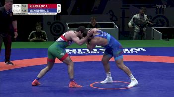 125 kg Semifinal - Giorgi Meshvildishvili, AZE vs Alen Khubulov, BUL