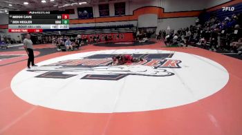 165 lbs Champ. Round 2 - Ben Hegler, Ohio Northern vs Mekhi Cave, North Central (IL)