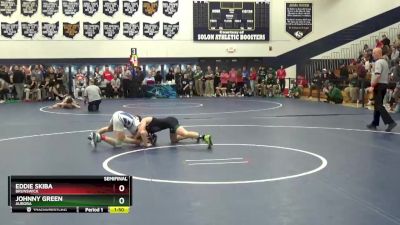 113 lbs Semifinal - Johnny Green, Aurora vs Eddie Skiba, Brunswick