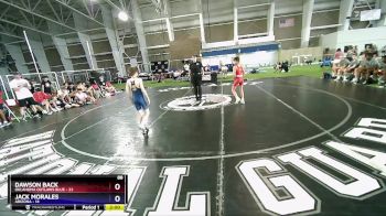 88 lbs Quarterfinals (8 Team) - Dawson Back, Oklahoma Outlaws Blue vs Jack Morales, Arizona