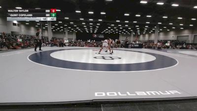 132 lbs 1st Place Match - Quint Copeland, Bennett Wrestling Club vs Walter Taylor, Rogue Warrior Wrestling