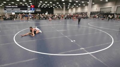 145 lbs Champ. Rd Of 16 - Quinn Butler, South Dakota vs Audrey Lennard, Kansas City Training Center
