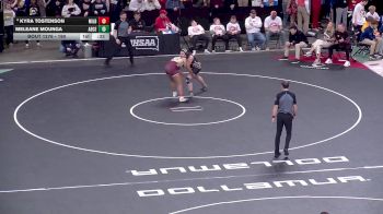 190 lbs Cons. Round 2 - Meleane Mounga, Aberdeen Central vs Kyra Tostenson, Milbank