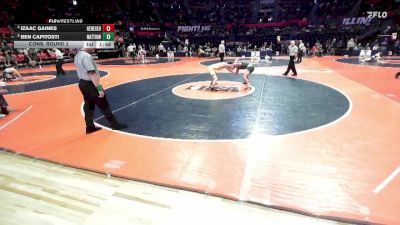 2A 144 lbs Cons. Round 2 - Ben Capitosti, Mattoon vs Izaac Gaines, Geneseo