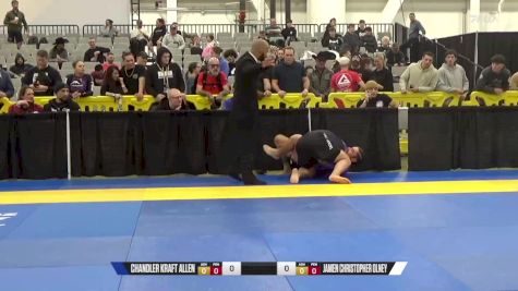 Jamen Christopher Olney vs Chandler Kraft Allen 2024 World IBJJF Jiu-Jitsu No-Gi Championship