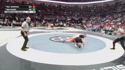 285 lbs Semis - Will Odenthal, Nelsonville-York vs Ben Kaiser, Versailles