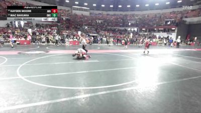125 lbs Cons. Round 3 - Kayden Moore, Askren Wrestling Academy vs Mac Bavlnka, Baraboo Wrestling Club