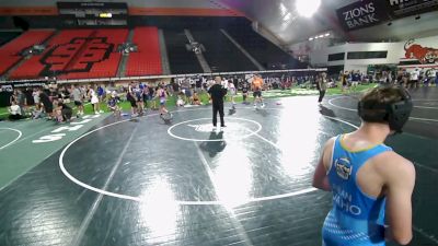 105 lbs 2nd Place Match - Corbin Ebenezer, Alaska vs Braxton Bean, Idaho