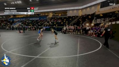 145 lbs Cons. Round 2 - Effie Winkle, Wahlert Catholic vs Camila Rivera, Iowa City West