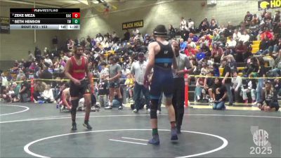 153 lbs Semifinal - Zeke Meza, Oakdale vs Seth Henson, TITANS WC