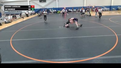 144 lbs 7th Place Match - Jak Monroe, Unattached vs Kaeden Lademann, Unattached