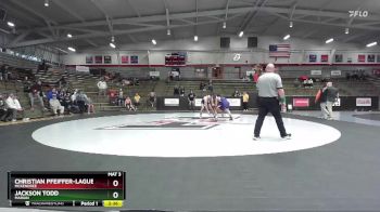 157 lbs Cons. Semi - Jackson Todd, Marian vs Christian Pfeiffer-Laguerre, McKendree