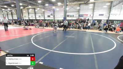 Rr Rnd 3 - Ezekiel Valdovinos, Eagle Point Youth vs Landon Agenbroad, Willits Grappling Pack