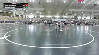 100 lbs Quarterfinal - Thomas Bault, Halls Wrestling vs John Ruppaner, Big Red Wrestling Club