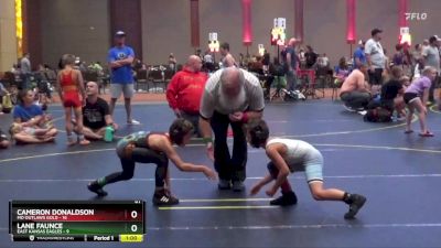 61 lbs Finals (8 Team) - Lane Faunce, East Kansas Eagles vs Cameron Donaldson, MO Outlaws Gold