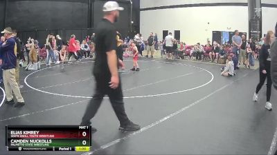 46 lbs Round 3 - Camden Nuckolls, Palmetto State Wrestling vs Elias Kimrey, White Knoll Youth Wrestling