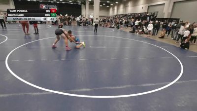 175 lbs Champ. Rd Of 16 - Liam Powell, Sarbacker Wrestling Academy vs Miles Hahn, Berge Elite Wrestling Academy