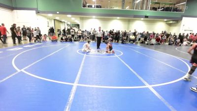 80 lbs Quarterfinal - Uriah Caullett, FL vs John Thomas, CA