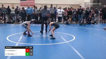 61 lbs Prelims - Rocco Lombardo, Malvern Silver ES vs Hayes Kennedy, GA Justice Nearfall ES