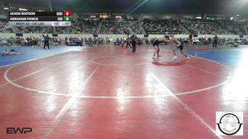 150 lbs Round Of 64 - Jaxon Watson, Newcastle Wrestling vs Abraham Ponce, Enid Junior High