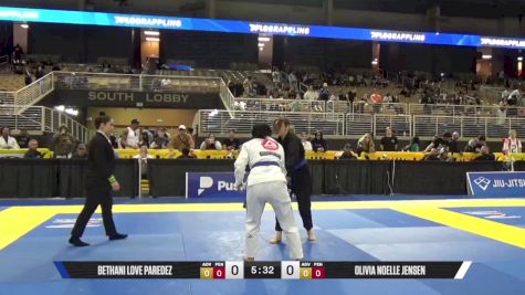 Olivia Noelle Jensen vs Bethani Love Paredez 2025 Pan Jiu Jitsu IBJJF Championship