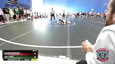 88 lbs Round 1 (4 Team) - Jax Jundt, OpenMats Wrestling Club vs Caleb Barnhart, East Kansas Eagles Gold