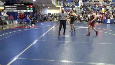 155 lbs Consy 7 - Gannon Beach, Dallastown vs Aaron Hansen, Omp