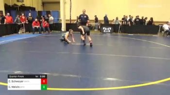 90 lbs Quarterfinal - Colton Schwoyer, Owen J Roberts vs Cruz Melvin, Beth Center