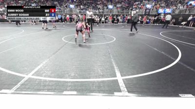 74.8-76.2 lbs Rr Rnd 2 - Emmi Wood, South Central Punishers vs Aubrey Gogian, Jr Vikings